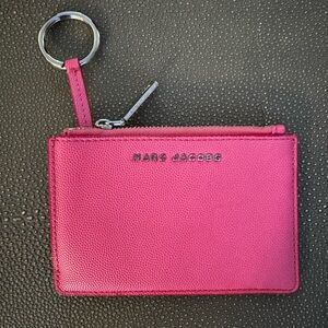 Marc Jacobs Pink Key Ring Card Holder, NWOT